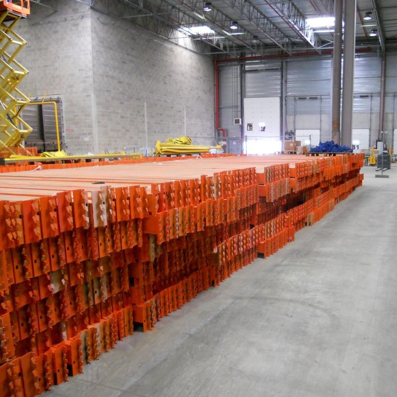 Racks à palettes d'occasion, Hauteur 4000 mm, Lisses 2700 ou 3600 mm, Charge 2400Kg/niveau