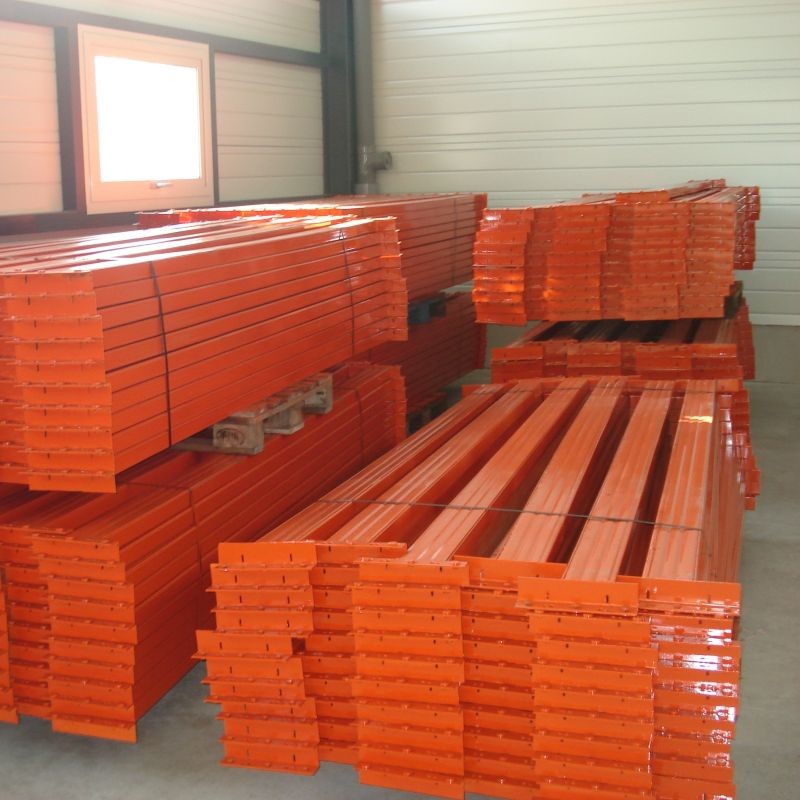 Racks à palettes d'occasion, Hauteur 5000 mm, Lisses 2700 ou 3600 mm, Charge 2400Kg/niveau