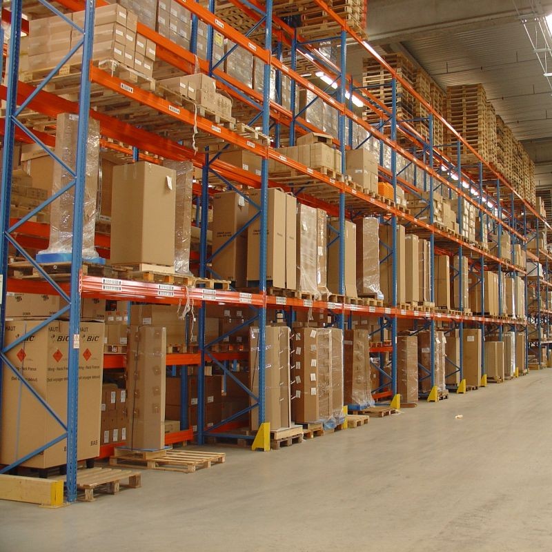 Racks à palettes d'occasion, Hauteur 6000 mm, Lisses 2700 ou 3600 mm, Charge 2400Kg/niveau