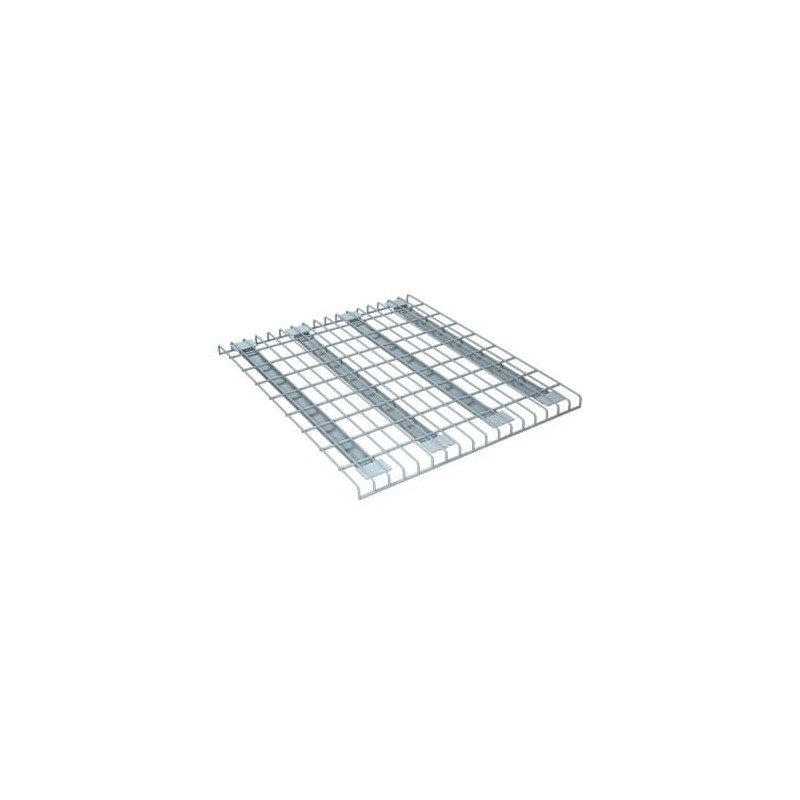 Platelage ou Panneau filaire métallique pour rack à palettes, Charge adaptée aux lisses
