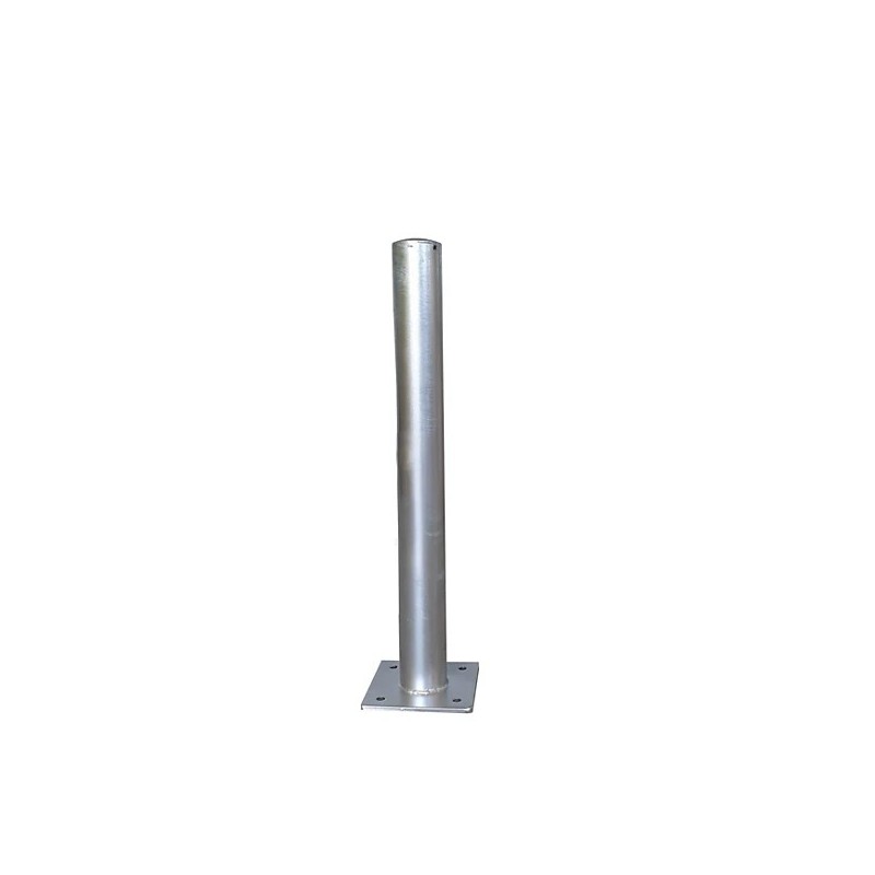 Poteau de protection Galva H.1050 mm x 114 mm, Epaisseur 8 mm