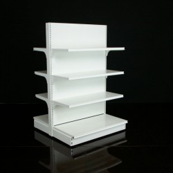 gondole double face blanc