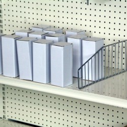 gondole de magasin fond perforé