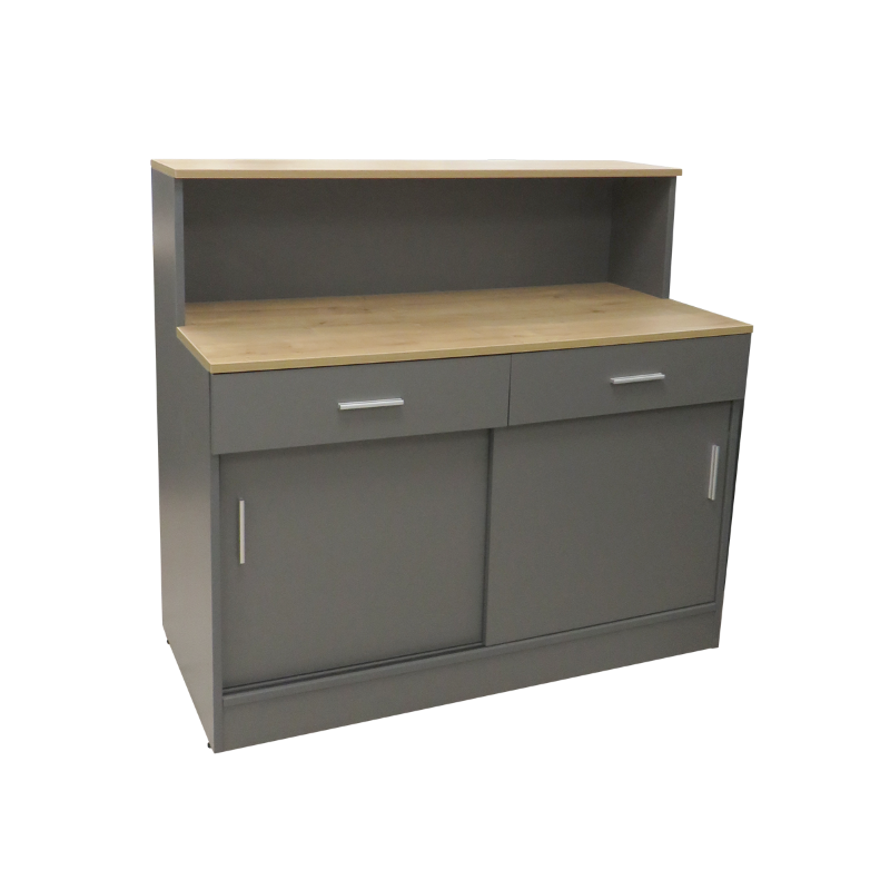Comptoir et Rangement avec Portes et Tiroirs