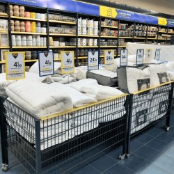 bac à fouille avec porte affiche A4