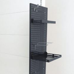 plaque fons perforé avec broche et tablette