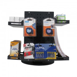 présentoir rotatif avec produits