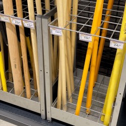 présentoir vertical pour manches