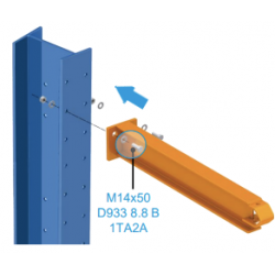 Bras pour cantilever lourd