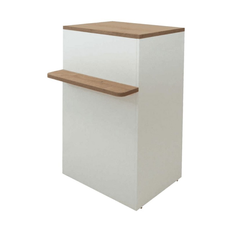 Comptoir avec Tablette Repose-sac L.670 x P.500 x H.1050 mm