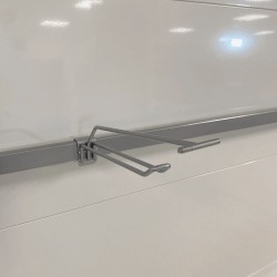 broche double pour gondole magasin