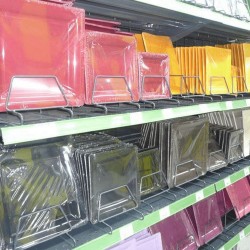 support de présentation gondole de magasin