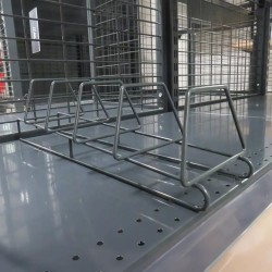 Support présentation 5 compartiments pour gondoles magasins