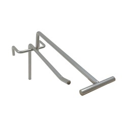 broche simple avec porte etiquette fond grille