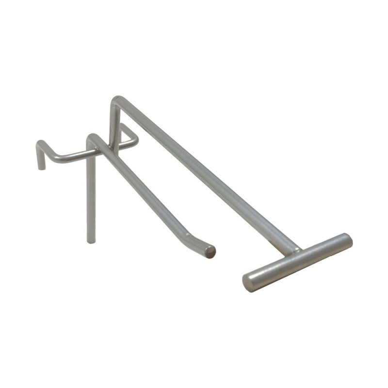 Broche Simple pour Fond Grille avec Porte Etiquette