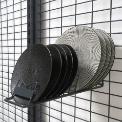 Support fond grille pour assiettes