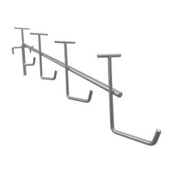 Broche escalier pour gondole de magasin