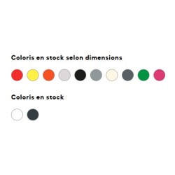 coloris disponibles des portes etiquettes