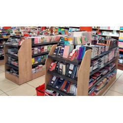 agencement gondole papeterie